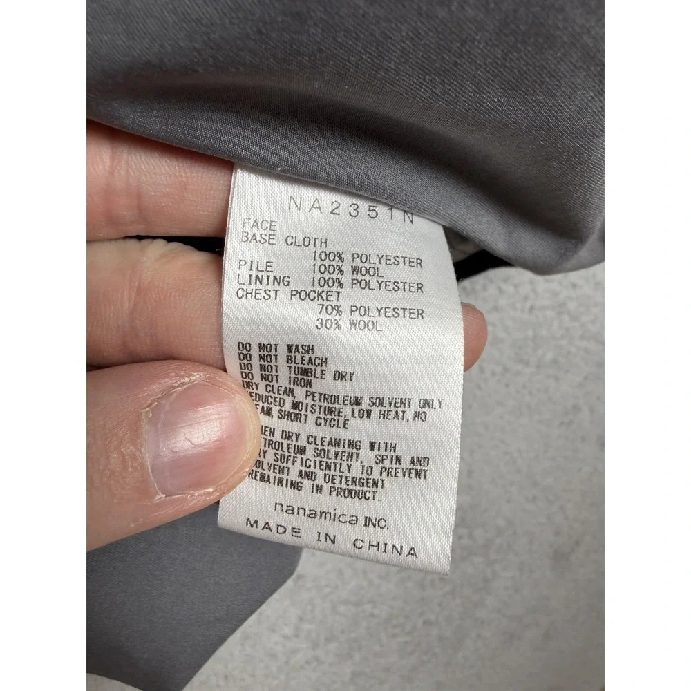 The North Face Purple Label Nanamica‎ Wool Windstopper Jacket Black Size S